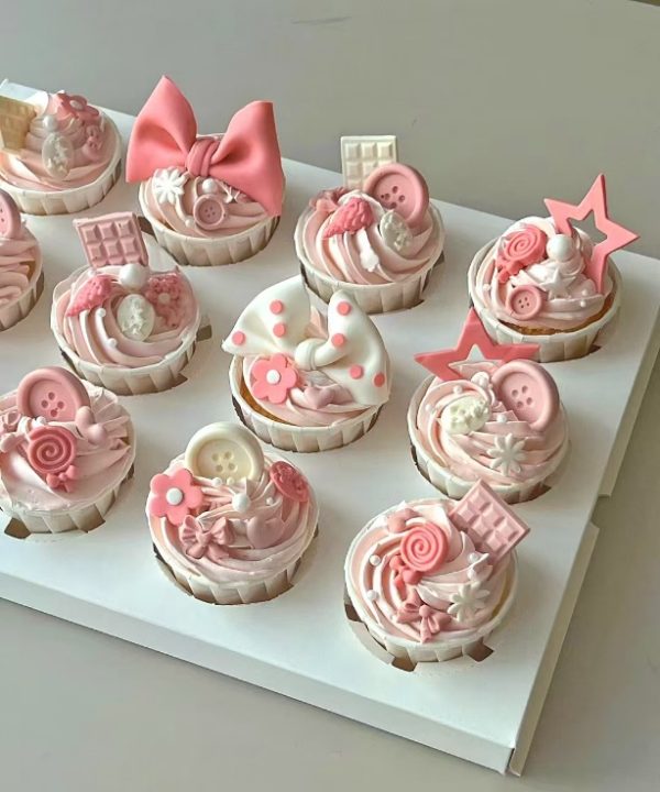 Girl-themed Cupcakes