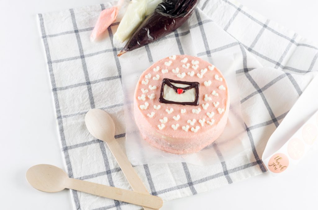Trendy bento cake for Valentine's Day, Mother's Day, or Birthday,